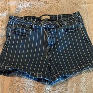 High rise shorts